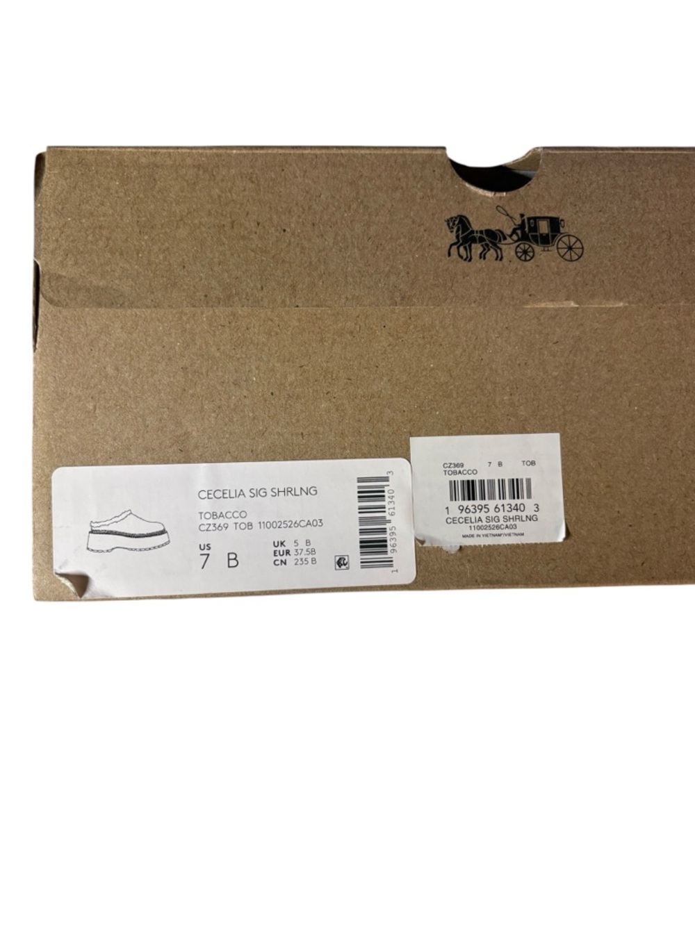 COACH NWT 
Women's Cecelia Signature Shearling Clogs in Sz 7 - Picture 8 of 8